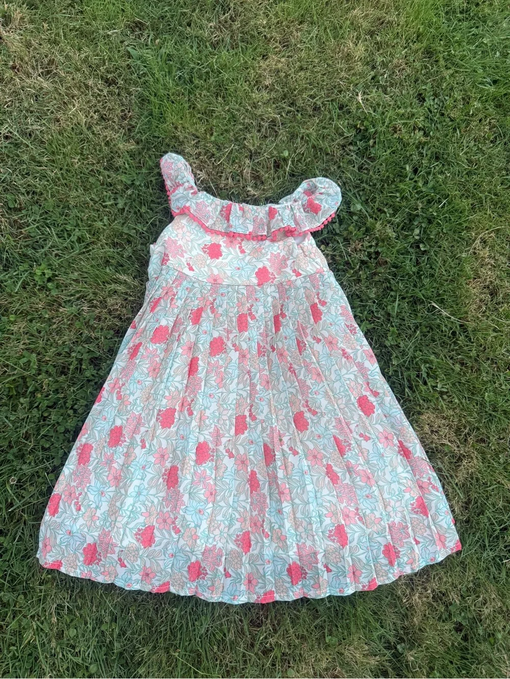 Haute Hippie Kids Girls Floral Ruffle Dress Size 5T
